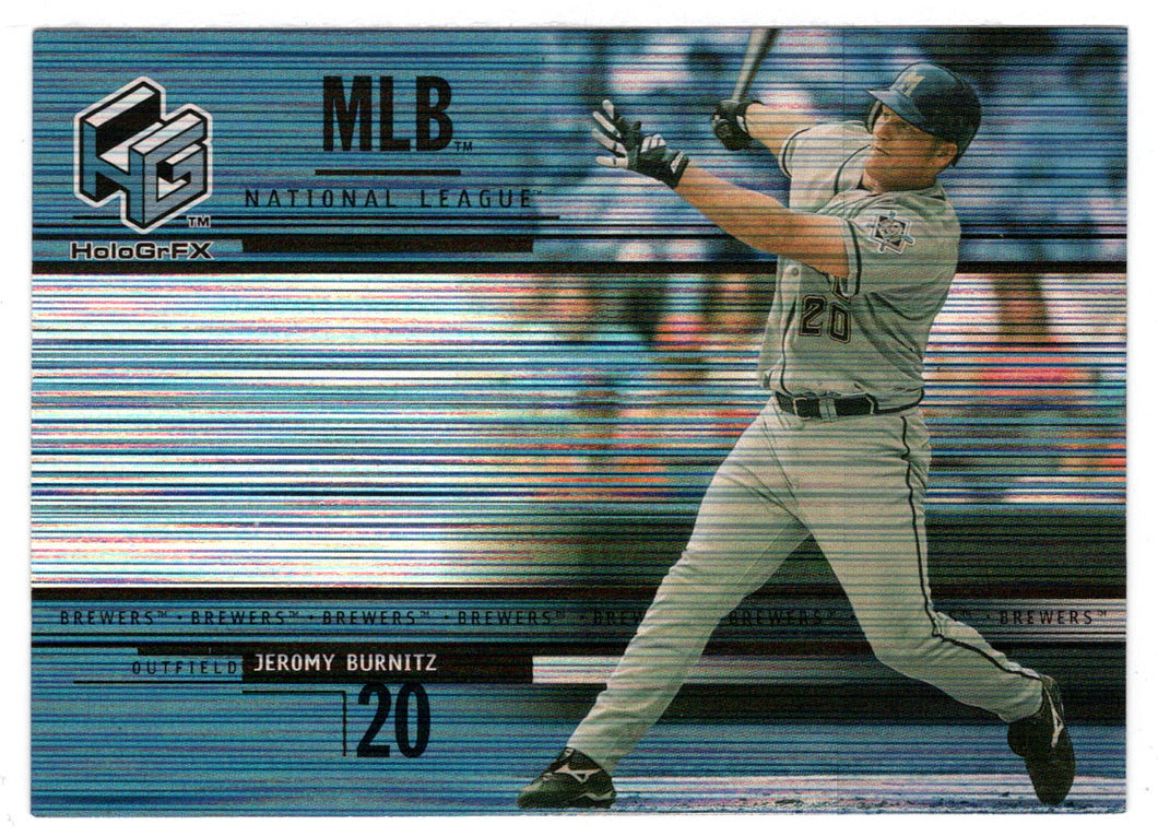 Jeromy Burnitz - Milwaukee Brewers (MLB Baseball Card) 2000 Upper Deck HoloGrFX # 17 Mint