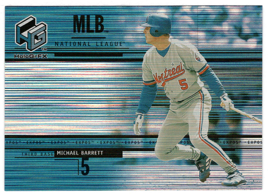 Michael Barrett - Montreal Expos (MLB Baseball Card) 2000 Upper Deck HoloGrFX # 35 Mint