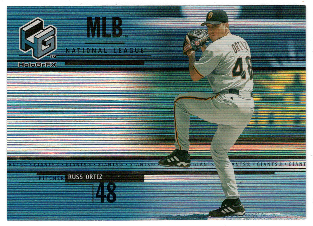 Russ Ortiz - San Francisco Giants (MLB Baseball Card) 2000 Upper Deck HoloGrFX # 36 Mint