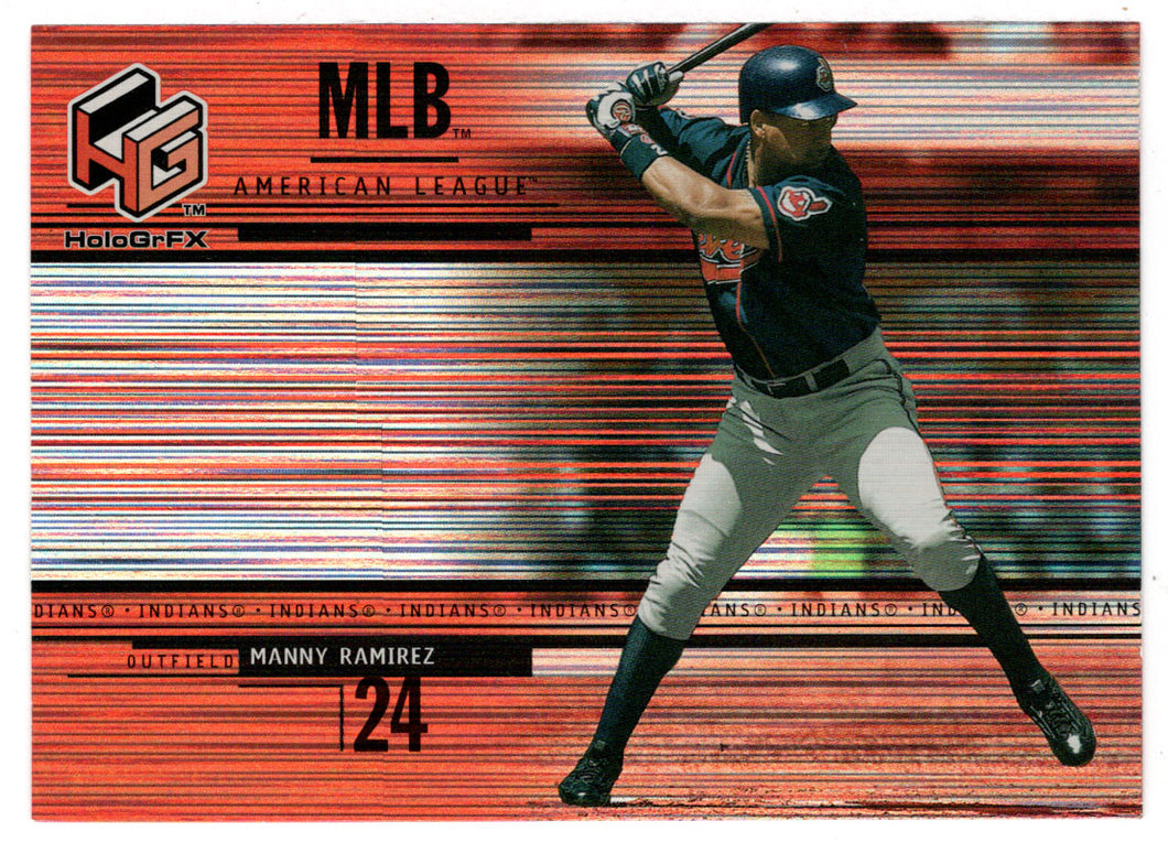 Manny Ramirez - Cleveland Indians (MLB Baseball Card) 2000 Upper Deck HoloGrFX # 40 Mint