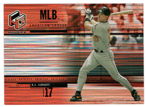 B.J. Surhoff - Baltimore Orioles (MLB Baseball Card) 2000 Upper Deck HoloGrFX # 54 Mint