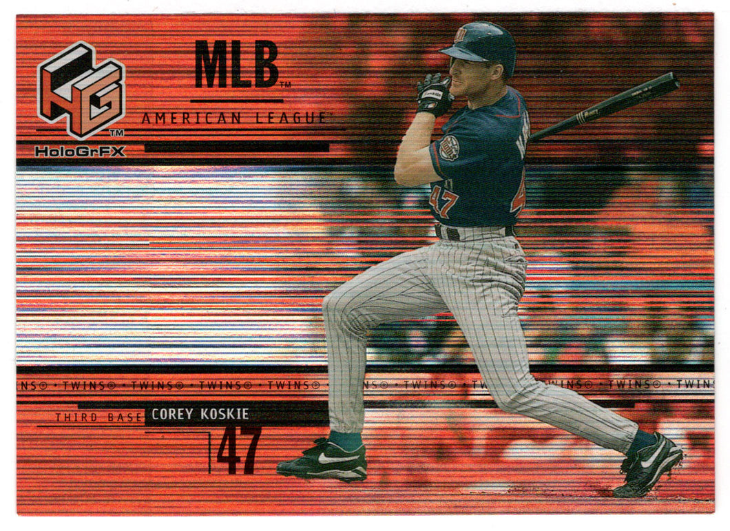 Corey Koskie - Minnesota Twins (MLB Baseball Card) 2000 Upper Deck HoloGrFX # 82 Mint