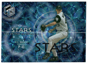 A.J. Burnett - Florida Marlins - Stars of the System (MLB Baseball Card) 2000 Upper Deck HoloGrFX # SS7 Mint