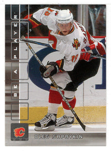 Oleg Saprykin - Calgary Flames (NHL Hockey Card) 2001-02 Be A Player Memorabilia # 10 Mint