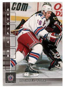 Mike York - New York Rangers (NHL Hockey Card) 2001-02 Be A Player Memorabilia # 18 Mint