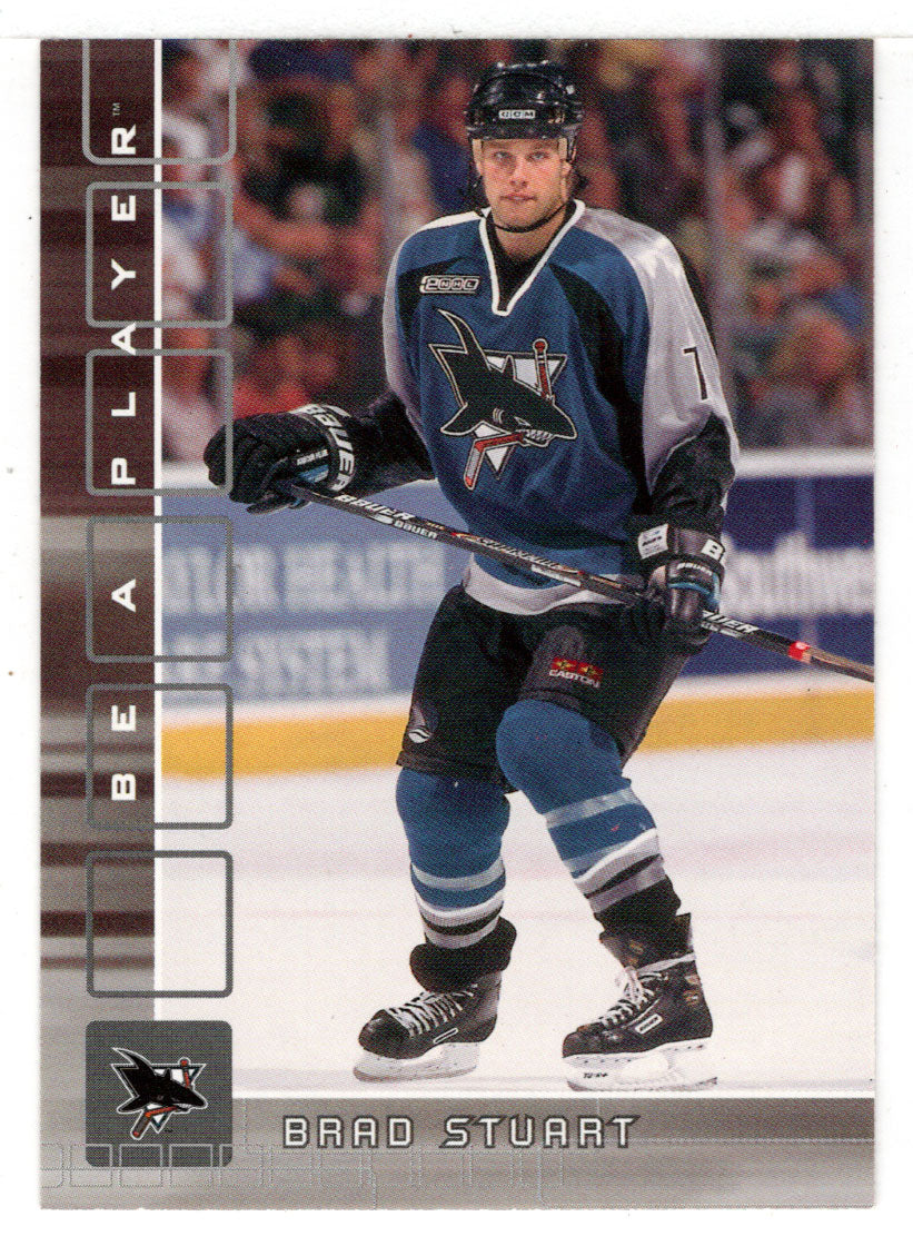 Brad Stuart - San Jose Sharks (NHL Hockey Card) 2001-02 Be A Player Memorabilia # 22 Mint