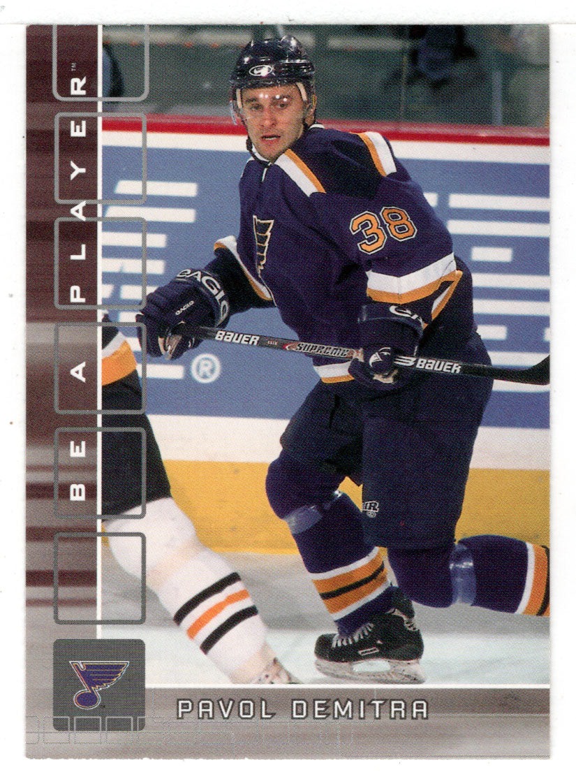 Pavol Demitra - St. Louis Blues (NHL Hockey Card) 2001-02 Be A Player Memorabilia # 45 Mint