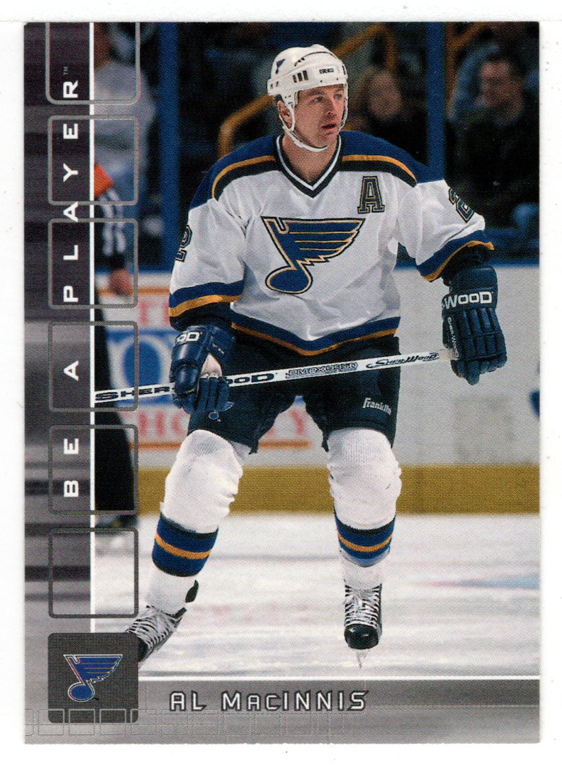 Al Macinnis - St. Louis Blues (NHL Hockey Card) 2001-02 Be A Player Memorabilia # 84 Mint