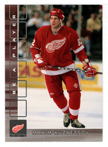 Maxim Kuznetsov - Detroit Red Wings (NHL Hockey Card) 2001-02 Be A Player Memorabilia # 115 Mint