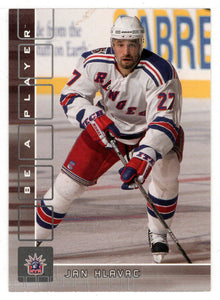 Jan Hlavac - New York Rangers (NHL Hockey Card) 2001-02 Be A Player Memorabilia # 137 Mint