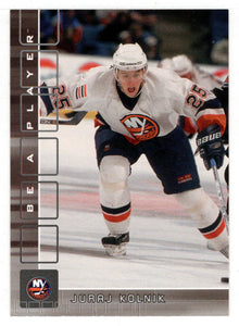 Juraj Kolnik - New York Islanders (NHL Hockey Card) 2001-02 Be A Player Memorabilia # 160 Mint