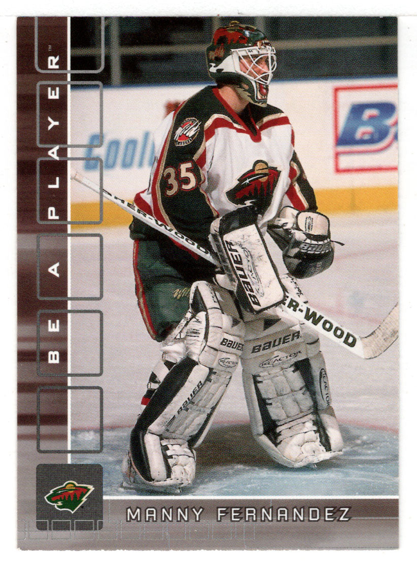 Manny Fernandez - Minnesota Wild (NHL Hockey Card) 2001-02 Be A Player Memorabilia # 214 Mint