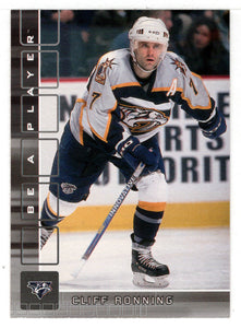 Cliff Ronning - Nashville Predators (NHL Hockey Card) 2001-02 Be A Player Memorabilia # 249 Mint