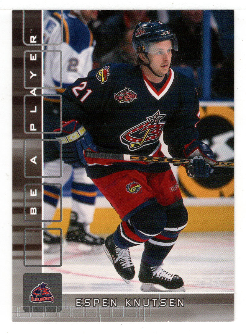 Espen Knutsen - Columbus Blue Jackets (NHL Hockey Card) 2001-02 Be A Player Memorabilia # 258 Mint