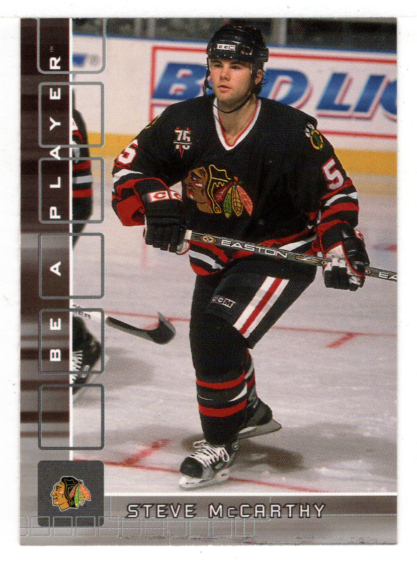 Steven McCarthy - Chicago Blackhawks (NHL Hockey Card) 2001-02 Be A Player Memorabilia # 269 Mint