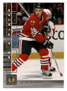 Steve Sullivan - Chicago Blackhawks (NHL Hockey Card) 2001-02 Be A Player Memorabilia # 277 Mint