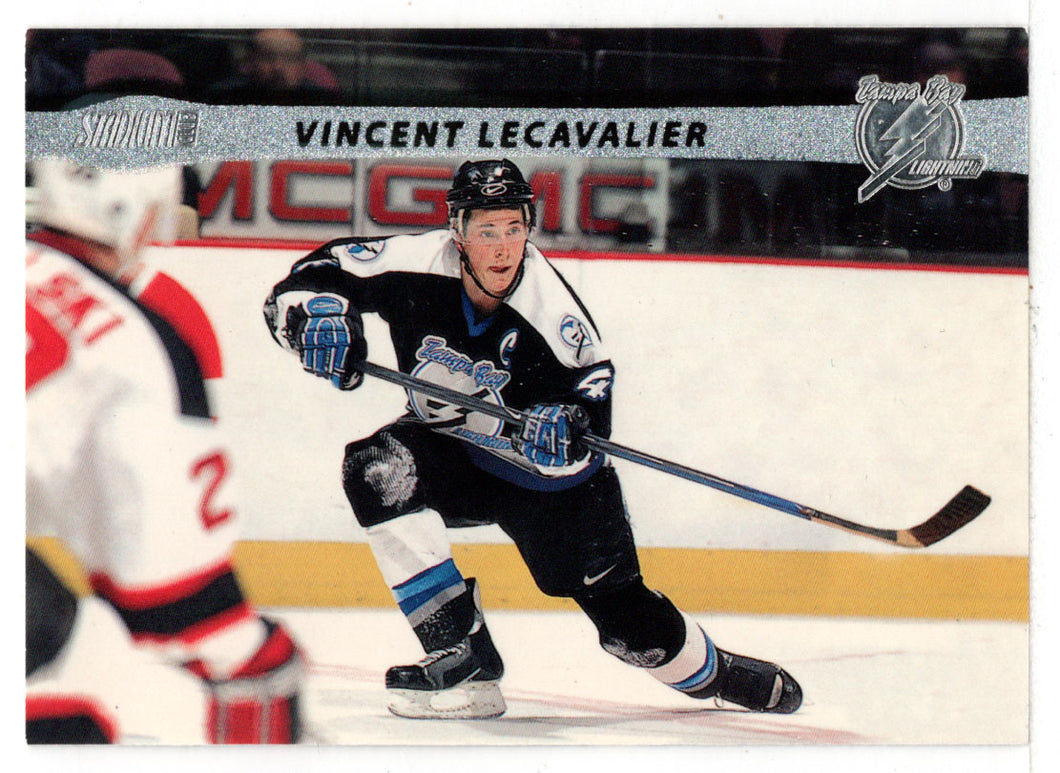 Vincent Lecavalier - Tampa Bay Lightning (NHL Hockey Card) 2001-02 Topps Stadium Club # 14 Mint