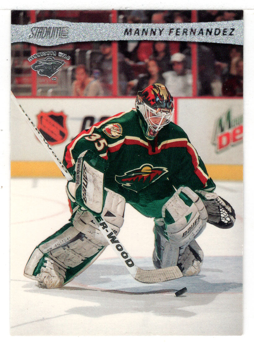 Manny Fernandez - Minnesota Wild (NHL Hockey Card) 2001-02 Topps Stadium Club # 58 Mint