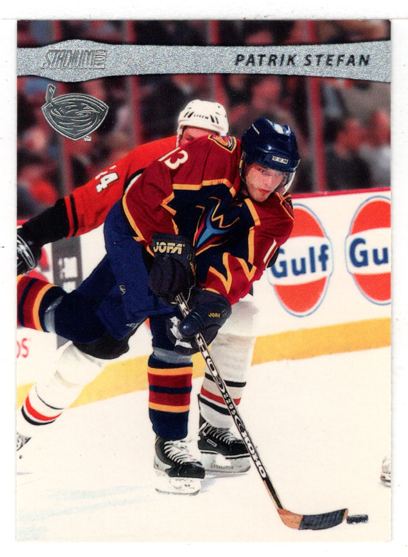 Patrik Stefan - Atlanta Thrashers (NHL Hockey Card) 2001-02 Topps Stadium Club # 74 Mint