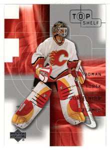 Roman Turek - Calgary Flames (NHL Hockey Card) 2001-02 Upper Deck Top Shelf # 82 Mint