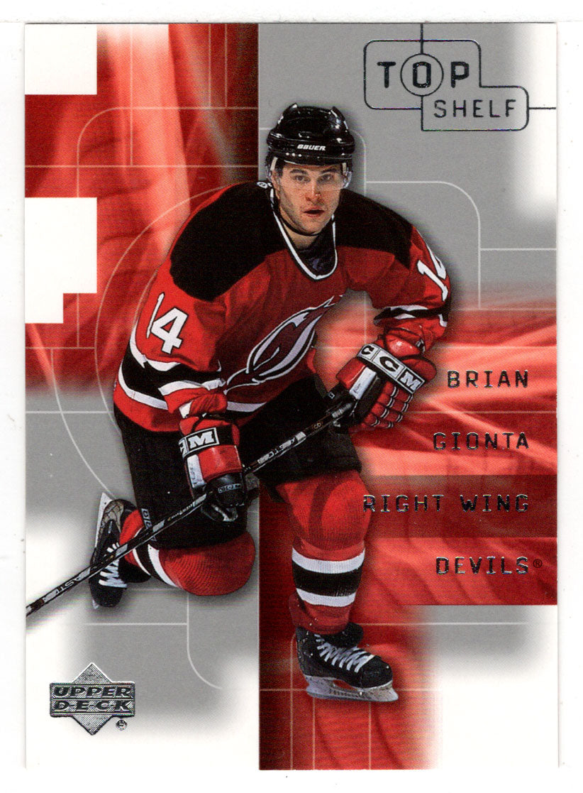 Brian Gionta - New Jersey Devils (NHL Hockey Card) 2001-02 Upper Deck Top Shelf # 100 Mint