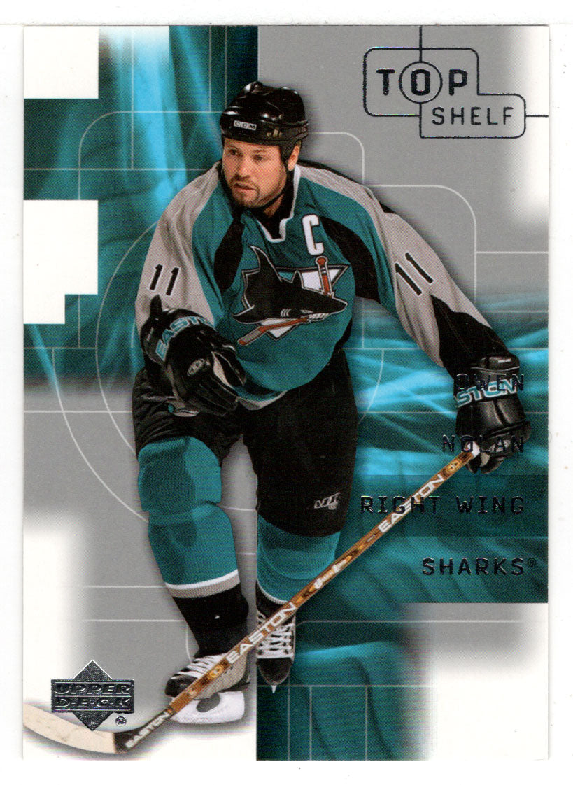 Owen Nolan - San Jose Sharks (NHL Hockey Card) 2001-02 Upper Deck Top Shelf # 114 Mint