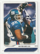Michael Strahan - New York Giants (NFL Football Card) 2001 Fleer Focus # 9 Mint