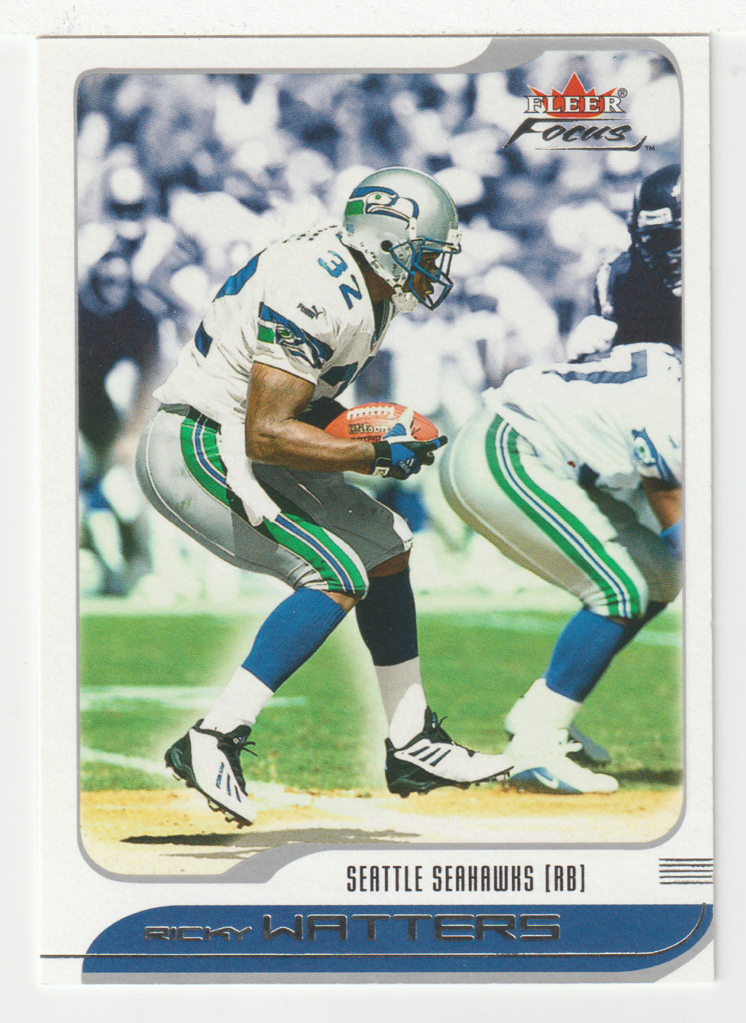 Ricky Watters - Seattle Seahawks (NFL Football Card) 2001 Fleer Focus ...