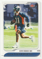 Eddie Kennison - Denver Broncos (NFL Football Card) 2001 Fleer Focus # 172 Mint
