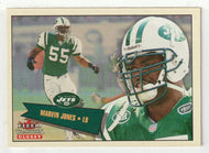 Marvin Jones - New York Jets (NFL Football Card) 2001 Fleer Tradition Glossy # 88 Mint