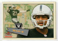 Eric Allen - Oakland Raiders (NFL Football Card) 2001 Fleer Tradition Glossy # 214 Mint