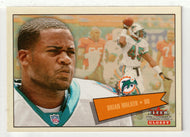Brian Walker - Miami Dolphins (NFL Football Card) 2001 Fleer Tradition Glossy # 272 Mint