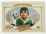 Wayne Chrebet - New York Jets - Unsung Heroes (NFL Football Card) 2001 Fleer Tradition Glossy # 316 Mint