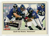 Baltimore Ravens Team Card (NFL Football Card) 2001 Fleer Tradition Glossy # 341 Mint