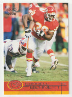 Donnell Bennett - Kansas City Chiefs (NFL Football Card) 2001 Pacific # 206 Mint