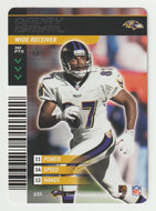 Qadry Ismail - Baltimore Ravens (NFL Football Card) 2001 Showdown - 2002 1st Edition # 35 Mint