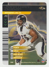 Load image into Gallery viewer, Jonathan Ogden - Baltimore Ravens - Foil (NFL Football Card) 2001 Showdown - 2002 1st Edition # 40 Mint
