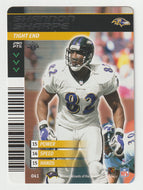 Shannon Sharpe - Baltimore Ravens (NFL Football Card) 2001 Showdown - 2002 1st Edition # 41 Mint