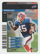 Sammy Morris - Buffalo Bills (NFL Football Card) 2001 Showdown - 2002 1st Edition # 52 Mint