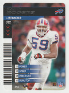 Sam Rogers - Buffalo Bills (NFL Football Card) 2001 Showdown - 2002 1st Edition # 56 Mint