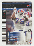 Marcellus Wiley - Buffalo Bills (NFL Football Card) 2001 Showdown - 2002 1st Edition # 58 Mint
