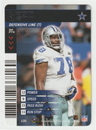 Leon Lett - Dallas Cowboys (NFL Football Card) 2001 Showdown - 2002 1st Edition # 120 Mint