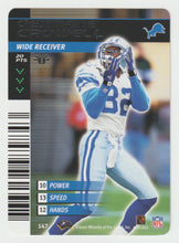 Load image into Gallery viewer, Germane Crowell - Detroit Lions (NFL Football Card) 2001 Showdown - 2002 1st Edition # 147 Mint
