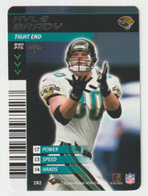 Load image into Gallery viewer, Kyle Brady - Jacksonville Jaguars (NFL Football Card) 2001 Showdown - 2002 1st Edition # 192 Mint
