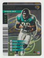 Fred Taylor - Jacksonville Jaguars - Foil (NFL Football Card) 2001 Showdown - 2002 1st Edition # 201 Mint