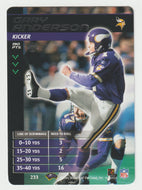 Gary Anderson - Minnesota Vikings (NFL Football Card) 2001 Showdown - 2002 1st Edition # 233 Mint