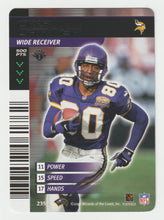 Load image into Gallery viewer, Cris Carter - Minnesota Vikings (NFL Football Card) 2001 Showdown - 2002 1st Edition # 235 Mint
