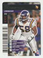 Ed McDaniel - Minnesota Vikings (NFL Football Card) 2001 Showdown - 2002 1st Edition # 240 Mint
