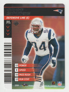 Greg Spires RC - New England Patriots (NFL Football Card) 2001 Showdown - 2002 1st Edition # 259 Mint
