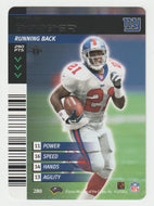 Tiki Barber - New York Giants (NFL Football Card) 2001 Showdown - 2002 1st Edition # 280 Mint